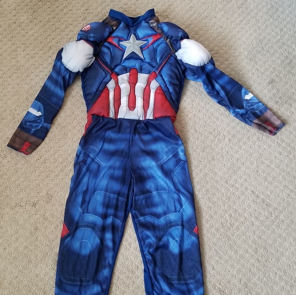 Boy's Marvel Captain America Costume (child size 8-10) - Picture 1 of 3